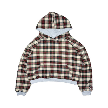 PlaidFusion Hoodie